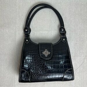 Rosetti | Y2K Vintage Black Faux Leather Shoulder Bag